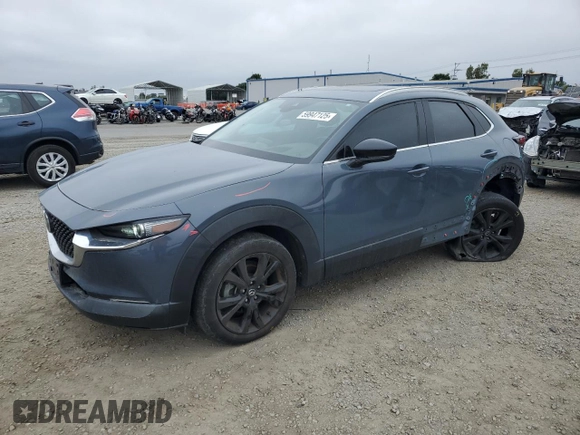 2021 Mazda CX-30 Premium with VIN 3MVDMBDY4MM305004, listed as a Copart auction lot 59947125 with 41,741 mi miles and Salvage title. Bid and sale history available at DreamBid. Image 1.