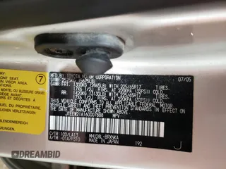2006 Toyota Highlander z VIN JTEEW21A160007888, wystawiony jako Copart lot #56704465 z przebiegiem 163 322 mil mil oraz Szkoda całkowita • Salvage title. Historia ofert i sprzedaży dostępna na DreamBid. Obrazek 13.