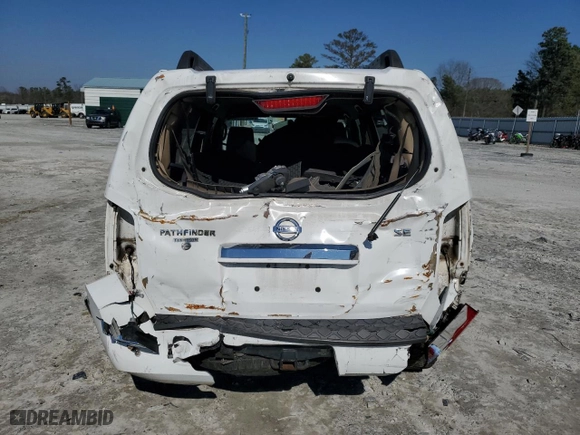2010 Nissan Pathfinder SE with VIN 5N1AR1NN0AC628057, listed as a Copart auction lot 48715265 with 319,225 mi miles and Salvage Title. Bid and sale history available at carsss.com. Image 6.