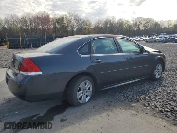 2011 Chevrolet Impala LS Fleet with VIN 2G1WF5EK0B1285055, listed as a Copart auction lot 54221105 with 110,002 mi miles and Salvage Title. Bid and sale history available at DreamBid. Image 3.
