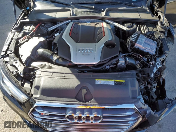 2018 Audi S4 Premium Plus with VIN WAUB4AF46JA002373, listed as a Copart auction lot 55947734 with 65,041 mi miles and Salvage Title. Bid and sale history available at carsss.com. Image 11.