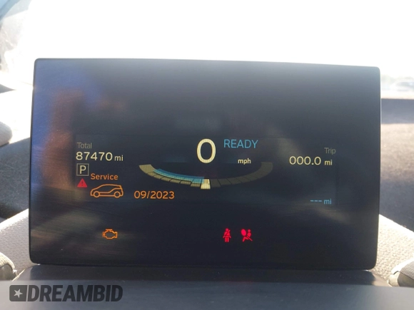 2015 BMW i3 with VIN WBY1Z4C59FV503755, listed as a IAAI auction lot 42589069 with 87,470 mi miles and . Bid and sale history available at DreamBid. Image 7.