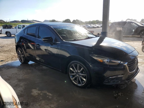 2018 Mazda Mazda3 4-Door Grand Touring with VIN 3MZBN1W36JM175236, listed as a Copart auction lot 47313525 with 56,484 mi miles and Salvage Title. Bid and sale history available at carsss.com. Image 4.