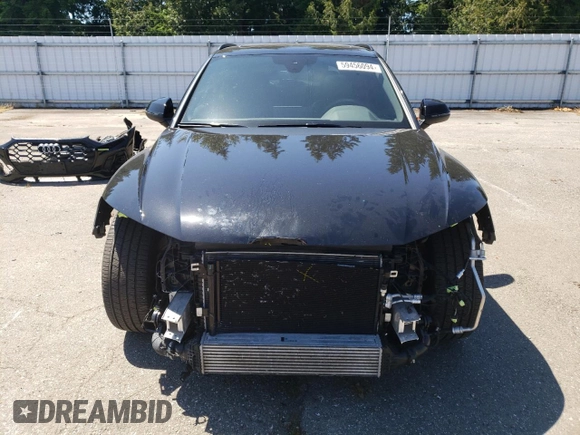 2021 Audi SQ5 Premium Plus with VIN WA1B4AFY7M2032061, listed as a Copart auction lot 59456094 with 15,309 mi miles and Salvage Title. Bid and sale history available at DreamBid. Image 5.