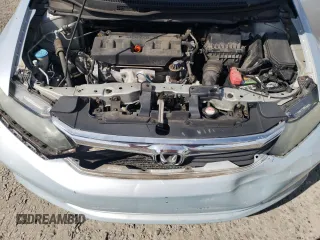 2012 Honda Civic LX with VIN 19XFB2F55CE330845, listed as a Copart auction lot 53331834 with 70,857 mi miles and Salvage Title. Bid and sale history available at DreamBid. Image 11.