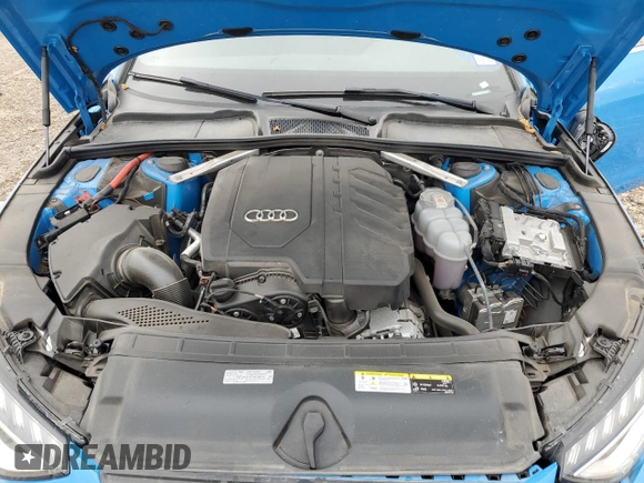 2022 Audi A4 S line Premium Plus z VIN WAUEAAF48NN014478, wystawiony jako Copart lot #51677755 z przebiegiem 56 981 mil mil oraz Szkoda całkowita • Salvage title. Historia ofert i sprzedaży dostępna na DreamBid. Obrazek 12.