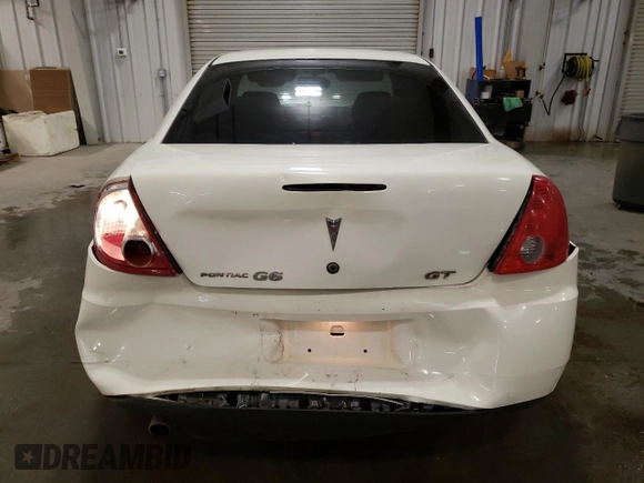 2008 Pontiac G6 GT with VIN 1G2ZH57N684209752, listed as a Copart auction lot 51534385 with 171,839 mi miles and Salvage Title. Bid and sale history available at carsss.com. Image 6.