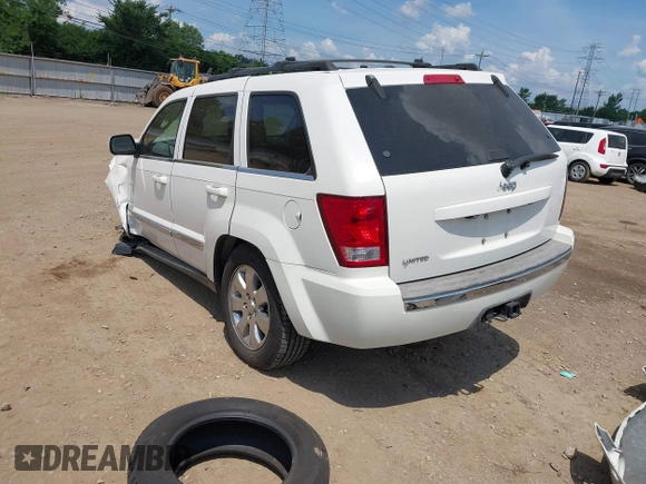 2008 Jeep Grand Cherokee Limited с VIN 1J8HS58NX8C223529, выставлен на аукционе IAAI как лот 42712639 с пробегом 155 248 миль миль и . История ставок и продаж доступна на DreamBid. Изображение 3.