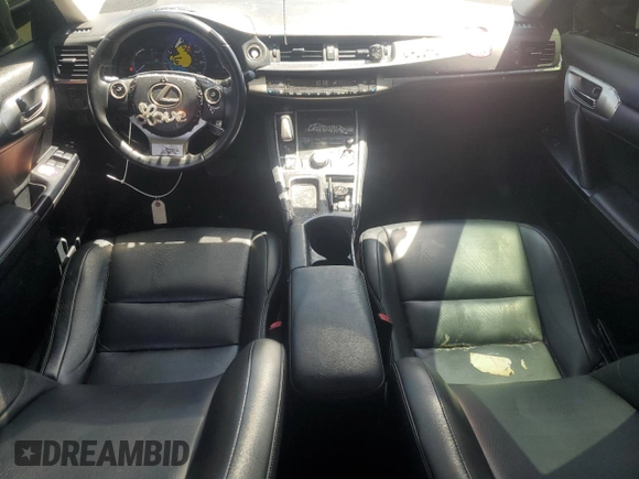 2015 Lexus CT 200h with VIN JTHKD5BH4F2221089, listed as a Copart auction lot 57681895 with 163,443 mi miles and Salvage title. Bid and sale history available at DreamBid. Image 8.