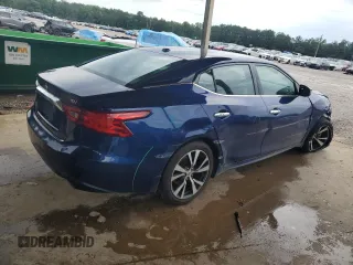 2016 Nissan Maxima Platinum with VIN 1N4AA6AP4GC417412, listed as a Copart auction lot 61597005 with 59,932 mi miles and Salvage title. Bid and sale history available at DreamBid. Image 3.