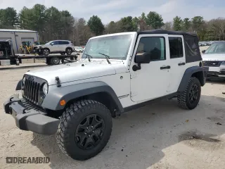 2016 Jeep Wrangler Unlimited Sport with VIN 1C4BJWDG7GL143536, listed as a Copart auction lot 53504455 with 155,805 mi miles and Clean Title. Bid and sale history available at carsss.com. Image 1.