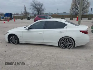 2019 Infiniti Q50 Luxe with VIN JN1EV7AP5KM512511, listed as a IAAI auction lot 42039355 with Not provided miles and . Bid and sale history available at DreamBid. Image 14.