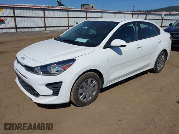 2022 Kia Rio S with VIN 3KPA24AD2NE473968, listed as a IAAI auction lot 42170326 with 42,676 mi miles and . Bid and sale history available at DreamBid. Image 17.