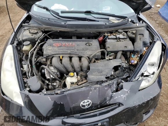 2004 Toyota Celica GT with VIN JTDDR32T540174376, listed as a Copart auction lot 54751115 with 85,335 mi miles and Salvage Title. Bid and sale history available at DreamBid. Image 11.