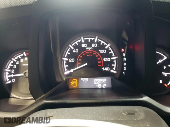 2013 Honda Ridgeline RTL with VIN 5FPYK1F59DB018582, listed as a Copart auction lot 61022245 with 126,892 mi miles and Salvage title. Bid and sale history available at DreamBid. Image 9.