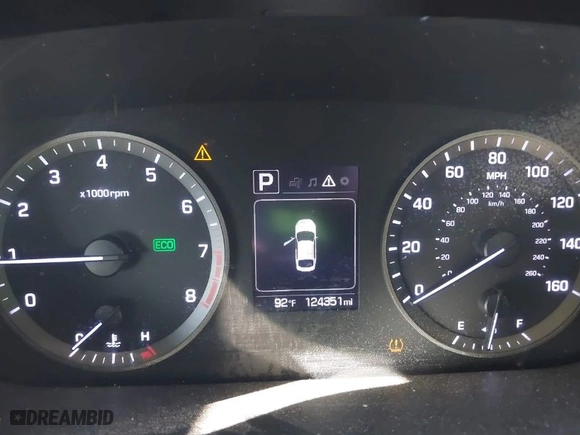 2016 Hyundai Sonata 2.4L SE with VIN 5NPE24AF9GH433954, listed as a IAAI auction lot 41980518 with 124,351 mi miles. Bid and sale history available at carsss.com. Image 7.