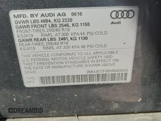 2017 Audi Q3 Premium Plus z VIN WA1JCCFS5HR003032, wystawiony jako Copart lot #50630235 z przebiegiem 71 983 mil mil oraz Szkody całkowita. Historia ofert i sprzedaży dostępna na DreamBid. Obrazek 14.
