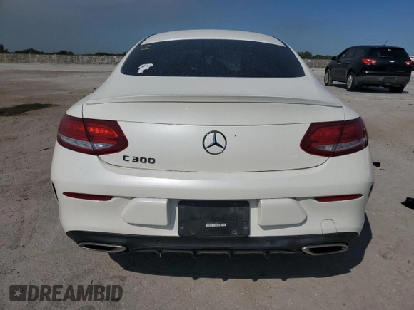 2017 Mercedes-Benz C 300 with VIN WDDWJ4JB9HF508609, listed as a Copart auction lot 49128035 with 39,785 mi miles and Salvage Title. Bid and sale history available at carsss.com. Image 6.
