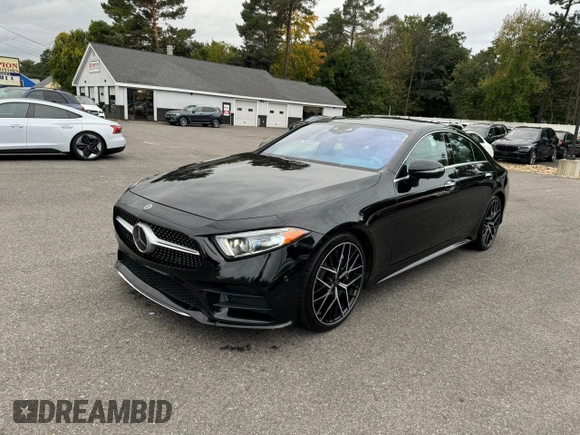 2019 Mercedes-Benz CLS with VIN WDD2J5JB7KA015777, listed as a Copart auction lot 73479054 with 184,835 mi miles and Clean Title. Bid and sale history available at carsss.com. Image 1.