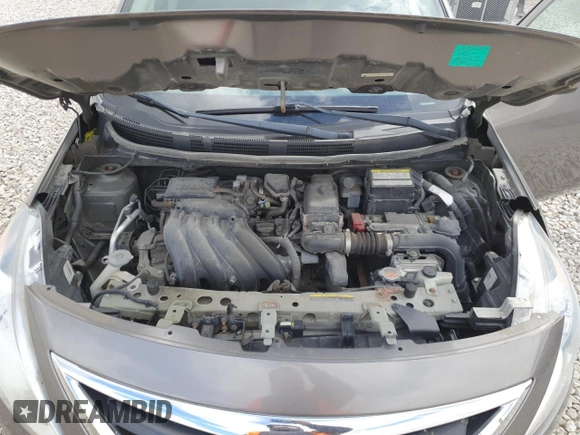 2015 Nissan Versa SV with VIN 3N1CN7AP8FL801258, listed as a Copart auction lot 52876905 with 89,724 mi miles and Salvage Title. Bid and sale history available at carsss.com. Image 12.
