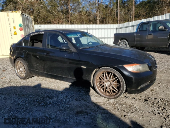 2007 BMW 3 Series 328i with VIN WBAVC535X7FZ74915, listed as a Copart auction lot 82082744 with 143,304 mi miles and Salvage Title. Bid and sale history available at carsss.com. Image 4.