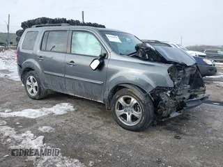 2013 Honda Pilot EX-L with VIN 5FNYF4H65DB001749, listed as a IAAI auction lot 41426636 with 129,912 mi miles and . Bid and sale history available at carsss.com. Image 1.