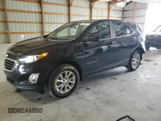 2021 Chevrolet Equinox LT with VIN 3GNAXUEV3ML377790, listed as a Copart auction lot 56388675 with 39,923 mi miles and Salvage title. Bid and sale history available at DreamBid. Image 1.