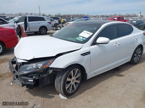 2012 Kia Optima SX with VIN 5XXGR4A60CG058689, listed as a IAAI auction lot 41774004 with 169,831 mi miles. Bid and sale history available at carsss.com. Image 2.
