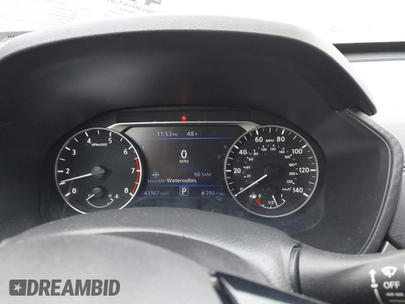 2019 Nissan Altima 2.5 SV with VIN 1N4BL4DVXKC106377, listed as a IAAI auction lot 41830698 with 43,367 mi miles. Bid and sale history available at carsss.com. Image 7.