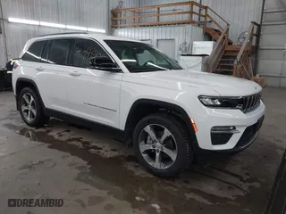 2023 Jeep Grand Cherokee Limited with VIN 1C4RJHBG1PC533335, listed as a IAAI auction lot 41443400 with 21,807 mi miles. Bid and sale history available at carsss.com. Image 1.