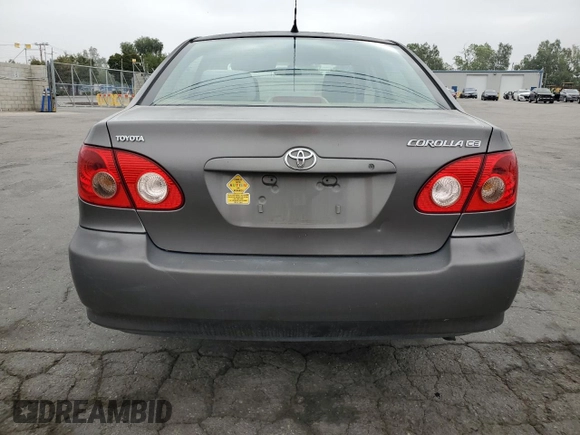 2008 Toyota Corolla CE with VIN 1NXBR32E58Z011679, listed as a Copart auction lot 53190345 with 197,781 mi miles and Clean Title. Bid and sale history available at DreamBid. Image 6.