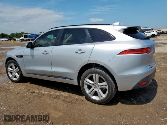 2017 Jaguar F-Pace 35t R-Sport with VIN SADCL2BV1HA080511, listed as a Copart auction lot 58435845 with 78,926 mi miles and Salvage title. Bid and sale history available at DreamBid. Image 2.