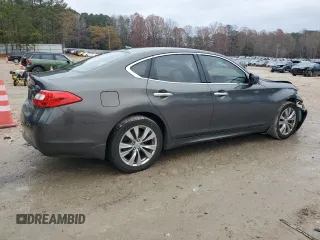 2012 Infiniti M37 with VIN JN1BY1AR8CM390754, listed as a Copart auction lot 84196764 with 141,360 mi miles and Salvage Title. Bid and sale history available at carsss.com. Image 3.