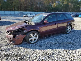 2007 Mazda 6 S Sport VE with VIN 1YVHP82D475M56362, listed as a Copart auction lot 82791874 with 172,045 mi miles and Salvage Title. Bid and sale history available at carsss.com. Image 1.
