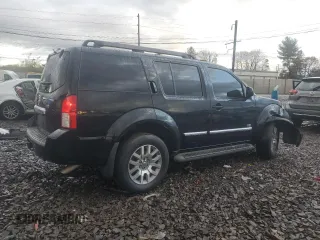 2008 Nissan Pathfinder LE with VIN 5N1BR18BX8C622606, listed as a Copart auction lot 86441644 with 234,192 mi miles and Salvage Title. Bid and sale history available at carsss.com. Image 3.