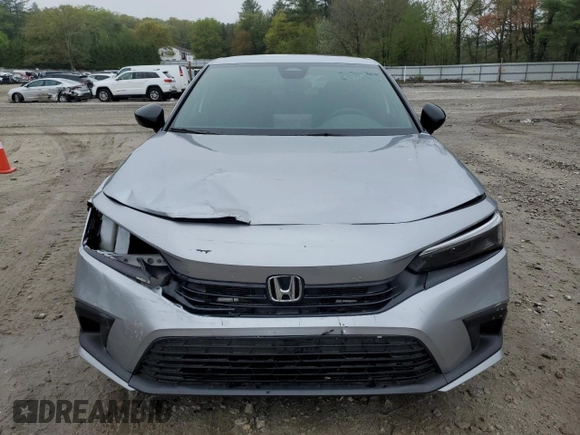 2024 Honda Civic Sport with VIN 2HGFE2F50RH500809, listed as a Copart auction lot 55809535 with 1,258 mi miles and Salvage Title. Bid and sale history available at DreamBid. Image 5.