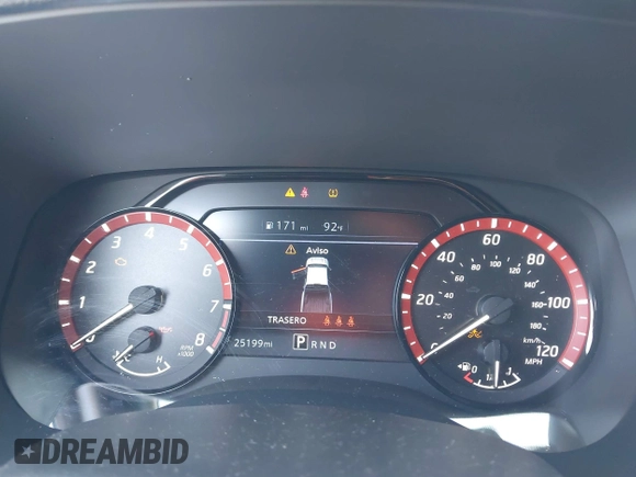 2023 Nissan Frontier Pro-4X z VIN 1N6ED1EKXPN641323, wystawiony jako IAAI lot #42227180 z przebiegiem 25 199 mil mil oraz . Historia ofert i sprzedaży dostępna na DreamBid. Obrazek 7.