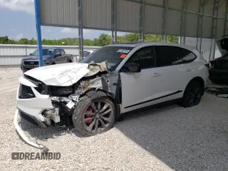2022 Acura MDX with VIN 5J8YD8H99NL003432, listed as a Copart auction lot 57162115 with 43,712 mi miles and Salvage title. Bid and sale history available at DreamBid. Image 1.