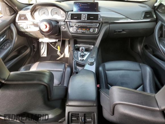 2015 BMW M3 with VIN WBS3C9C58FP804331, listed as a Copart auction lot 62507465 with 97,783 mi miles and Salvage title. Bid and sale history available at DreamBid. Image 8.