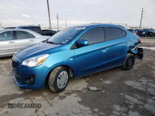 2020 Mitsubishi Mirage G4 ES with VIN ML32F3FJ5LHF03186, listed as a Copart auction lot 40718253 with 12,426 mi miles. Bid and sale history available at carsss.com. Image 1.