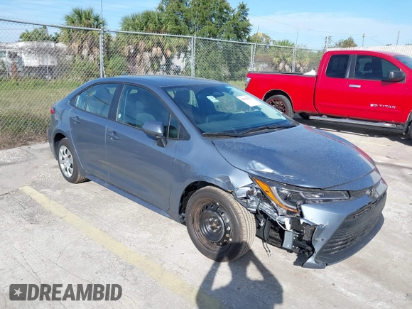 2023 Toyota Corolla LE with VIN 5YFB4MDE5PP061676, listed as a IAAI auction lot 38135529 with 3,961 mi miles. Bid and sale history available at carsss.com. Image 1.
