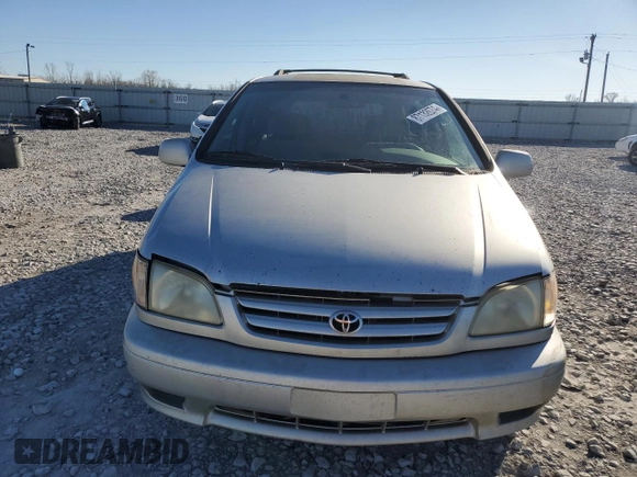 2002 Toyota Sienna LE with VIN 4T3ZF13C22U430158, listed as a Copart auction lot 87132674 with 309,458 mi miles and Salvage Title. Bid and sale history available at carsss.com. Image 5.