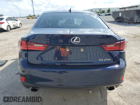 2015 Lexus IS 250 with VIN JTHBF1D22F5057707, listed as a Copart auction lot 51366245 with 145,968 mi miles and Salvage Title. Bid and sale history available at carsss.com. Image 6.