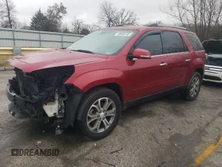 2014 GMC Acadia SLT z VIN 1GKKRSKD1EJ193629, wystawiony jako Copart lot #43040145 z przebiegiem 201 719 mil mil oraz Szkody całkowita. Historia ofert i sprzedaży dostępna na DreamBid. Obrazek 1.