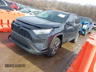 2022 Toyota RAV4 Hybrid XLE with VIN 2T3RWRFV1NW137075, listed as a IAAI auction lot 41652736 with 54,777 mi miles. Bid and sale history available at carsss.com. Image 18.