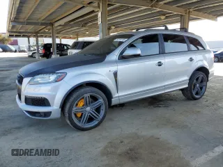 2012 Audi Q7 3.0T S line with VIN WA1DGAFE5CD004817, listed as a Copart auction lot 50196165 with 160,808 mi miles and Clean Title. Bid and sale history available at carsss.com. Image 1.
