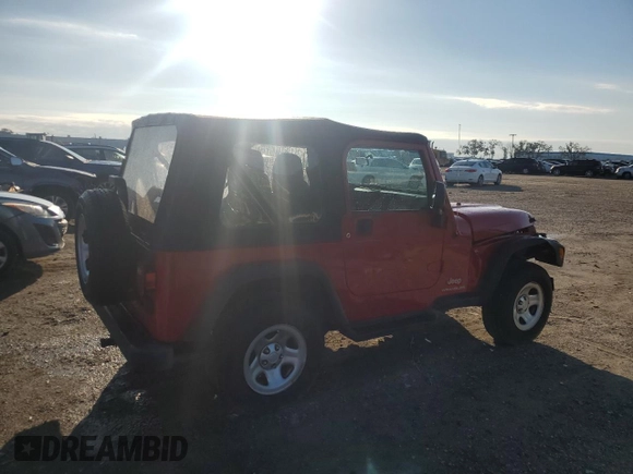 2005 Jeep Wrangler SE with VIN 1J4FA29S85P330100, listed as a Copart auction lot 85862984 with 75,526 mi miles and Salvage Title. Bid and sale history available at carsss.com. Image 3.