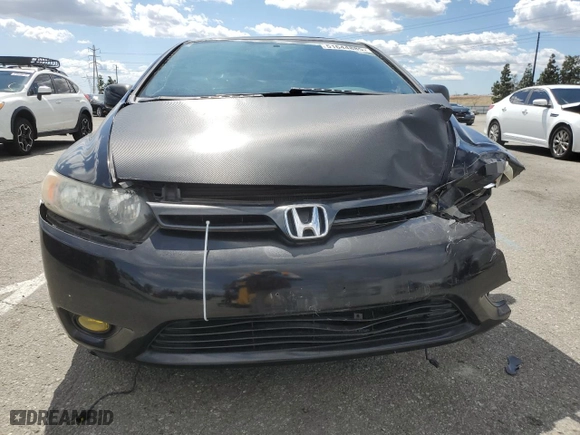 2007 Honda Civic Cpe EX with VIN 2HGFG12877H517365, listed as a Copart auction lot 51644885 with 241,410 mi miles and Salvage Title. Bid and sale history available at carsss.com. Image 5.