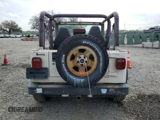 1997 Jeep Wrangler Sport with VIN 1J4FY19S9VP430180, listed as a Copart auction lot 50430055 with 0 mi miles and Salvage Title. Bid and sale history available at carsss.com. Image 6.