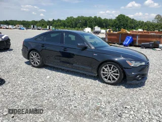 2017 Audi A6 Premium Plus with VIN WAUF2AFC9HN049141, listed as a Copart auction lot 62705535 with 80,614 mi miles and Salvage title. Bid and sale history available at DreamBid. Image 4.